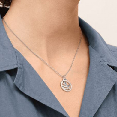 Collier argent GEORGETTES Arbre de vie précieuse 16mm