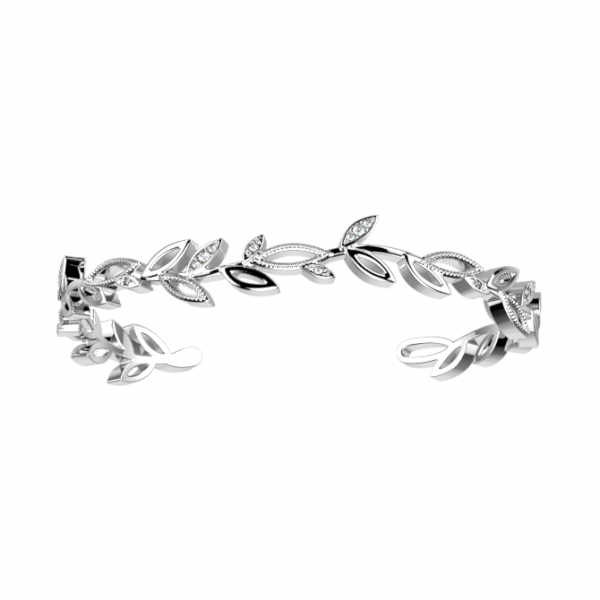 Bracelet Femme Argent GEORGETTES jonc Arbre de vie