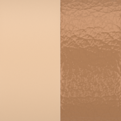 Cuir GEORGETTES bracelets manchettes Sable fin et Caramel