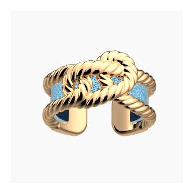 Bague Femme Or GEORGETTES Cordage 8mm