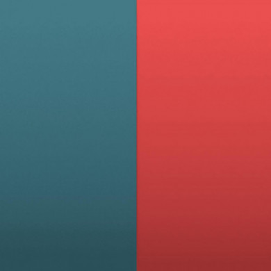 Cuir GEORGETTES pour bracelets manchettes Bleu pétrole et Framboise