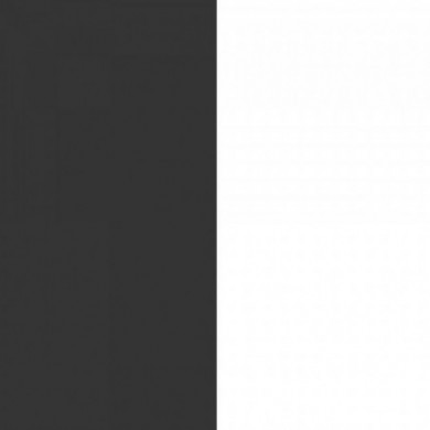 Cuir bague GEORGETTES Noir et Blanc