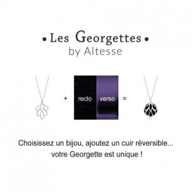Collier argent GEORGETTES précieux Persane 16mm