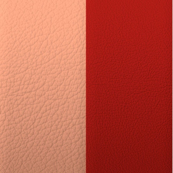 Cuir bracelet GEORGETTES Barbe à papa Rouge acidulé