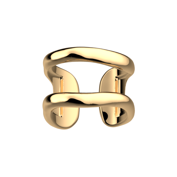 Bague Femme Or GEORGETTES Pure organique 12mm