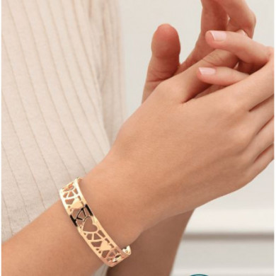 Bracelet Femme Or GEORGETTES Coeur 14 mm