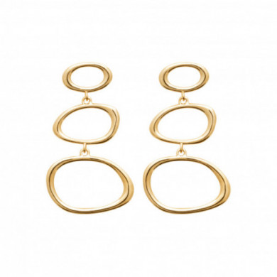 Boucles d’oreilles or femme anneaux