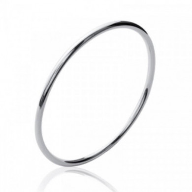 Bracelet femme jonc argent rond 3mm