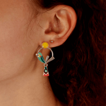 Boucles d'oreilles métal doré  argenté tendances femmes hommes enfants créoles clous  pendantes  pierres naturelles bijouterie influences orléans