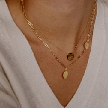 Colliers pendentifs Multi-rangs tendances femmes acier plaqué or argent 925 pierres naturelles bijouterie influences orléans