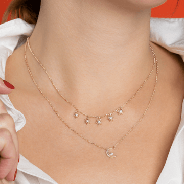 collier pendentifs Bijoux  tendance femme plaqué Or argeant 925 Influences bijouterie Orléans (1)