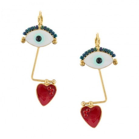 Boucles d'oreilles Taratata en vente chez Influences bijouterie fantaisie, vente en ligne de bijoux et montres fantaisie